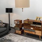 Тумба необычной формы с выдвижными ящиками Shift варинант исполнения - 4 | Loft Concept во Владивостоке