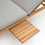 Садовый диван-трансофрмер Kate серый варинант исполнения - 3 | Loft Concept во Владивостоке