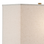 Настольная лампа с корпусом в форме кольца и прямоугольным абажуром French Ring варинант исполнения - 2 | Loft Concept во Владивостоке