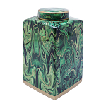 Ваза с малахитовым узором MALACHITE варинант исполнения - 2 | Loft Concept во Владивостоке