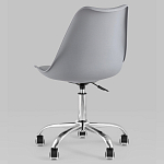 Офисный стул на металлическом основании EGGERY Grey пластик варинант исполнения - 4 | Loft Concept во Владивостоке