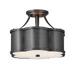 Потолочный светильник с декоративными заклепками Hinkley  варинант исполнения - 1 | Loft Concept во Владивостоке