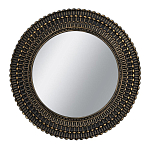 Зеркало круглое с текстурированным дизайном рамы Helios варинант исполнения - 1 | Loft Concept во Владивостоке