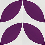 Дизайнерская плитка с узором Лепесток варинант исполнения - 1 | Loft Concept во Владивостоке