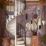 Обои ручная роспись Willow & Waves Original colourway on Edo painted Xuan paper with antiquing варинант исполнения - 3 | Loft Concept во Владивостоке