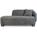 Кушетка серая с обивкой букле Thalia Grey Boucle Sofa варинант исполнения - 1 | Loft Concept во Владивостоке