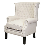 Кресло Charlie Armchair beige flax варинант исполнения - 3 | Loft Concept во Владивостоке