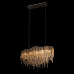 Люстра подвесная с металлическими цепочками и изогнутыми металлическими дугами 72 см Atlantis Chain варинант исполнения - 5 | Loft Concept во Владивостоке