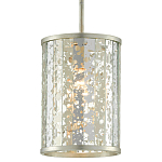 Подвесной светильник в форме цилиндра Speckled Mirror Plates варинант исполнения - 2 | Loft Concept во Владивостоке