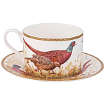 Чайная пара из фарфора 300 мл Hunting Porcelain Collection варинант исполнения - 1 | Loft Concept во Владивостоке