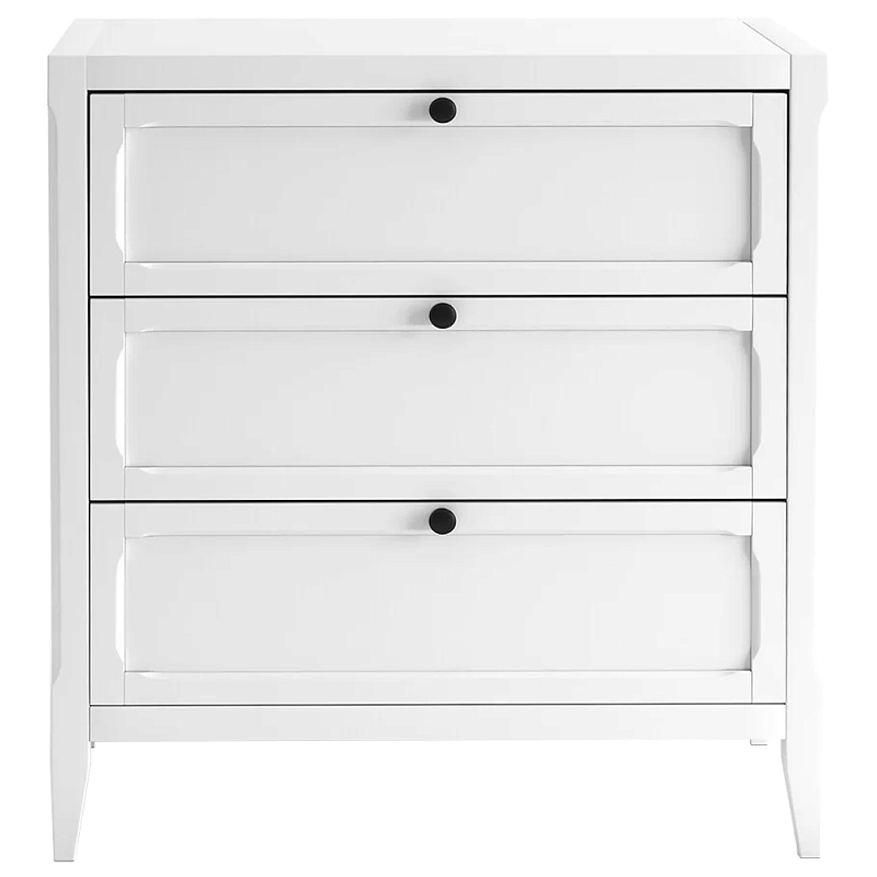 Комод с 3-мя ящиками белый Silva White Chest of Drawers Белый Комод с 3-мя ящиками белый Silva White Chest of Drawers Белый во Владивостоке | Loft Concept