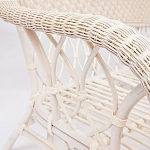 Комплект уличной мебели из ротанга Eloise белый варинант исполнения - 4 | Loft Concept во Владивостоке
