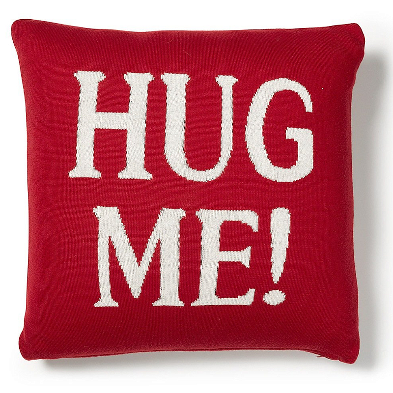 Декоративная подушка Hug me RED Красный Декоративная подушка Hug me RED Красный во Владивостоке | Loft Concept