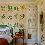 Обои ручная роспись Botanical Studies Linnaeus colourway варинант исполнения - 6 | Loft Concept во Владивостоке