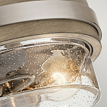 Потолочный светильник с прозрачным стеклянным плафоном с эффектом пузырьков Kichler варинант исполнения - 2 | Loft Concept во Владивостоке