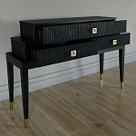 Премиальная Консоль с тремя ящиками Elsa Dreams Black варинант исполнения - 2 | Loft Concept во Владивостоке