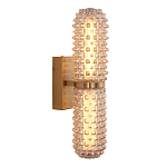 Бра с факутрным стеклянным плафоном Шампань Sonora варинант исполнения - 1 | Loft Concept во Владивостоке