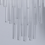 Бра с круглым основанием и длинными прозрачныи стеклянными трубками Nembus варинант исполнения - 7 | Loft Concept во Владивостоке