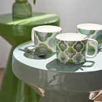 Приставной стол из керамики Manufacto Green варинант исполнения - 5 | Loft Concept во Владивостоке