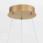 Люстра золотого цвета с 2-мя светодиодными кольцами Eurofase варинант исполнения - 4 | Loft Concept во Владивостоке