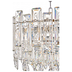 Круглая люстра с хрустальными подвесками на серебряном каркасе Gorgeous Crystal Light варинант исполнения - 11 | Loft Concept во Владивостоке