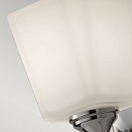 Бра для ванных комнат с белым матовым плафоном квадратной формы на основании цвета хром Feiss варинант исполнения - 5 | Loft Concept во Владивостоке