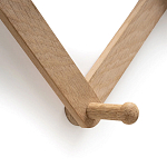 Настенная деревянная раздвижная вешалка Larson Wood Hanger варинант исполнения - 4 | Loft Concept во Владивостоке