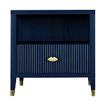 Прикроватная тумбочка с полкой Elsa Dreams Blue варинант исполнения - 5 | Loft Concept во Владивостоке