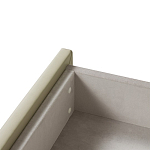 Консоль прямоугольная на золотом каркасе с 2-мя ящиками Warwick варинант исполнения - 1 | Loft Concept во Владивостоке