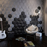 Гипсовая 3D панель с принтографией PM-30 варинант исполнения - 7 | Loft Concept во Владивостоке