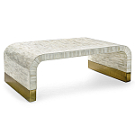 Стол журнальный Белый  BONE INLAY SIDE TABLE-Cream варинант исполнения - 4 | Loft Concept во Владивостоке