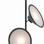 Торшер черный с 2-мя большими лампами Black Diffusers варинант исполнения - 1 | Loft Concept во Владивостоке