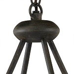 Люстра круглая с литыми стеклянными дисками Olympe Glass Chandelier варинант исполнения - 3 | Loft Concept во Владивостоке