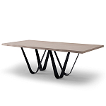 Стол обеденный на изогнутых ножках Consonance варинант исполнения - 1 | Loft Concept во Владивостоке