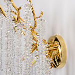 Бра золотого цвета с ветвями и хрустальными подвесками FAIRYTREE Light варинант исполнения - 7 | Loft Concept во Владивостоке