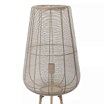 Торшер с плетеным металлическим плафоном Wicker Iron Lamp варинант исполнения - 1 | Loft Concept во Владивостоке