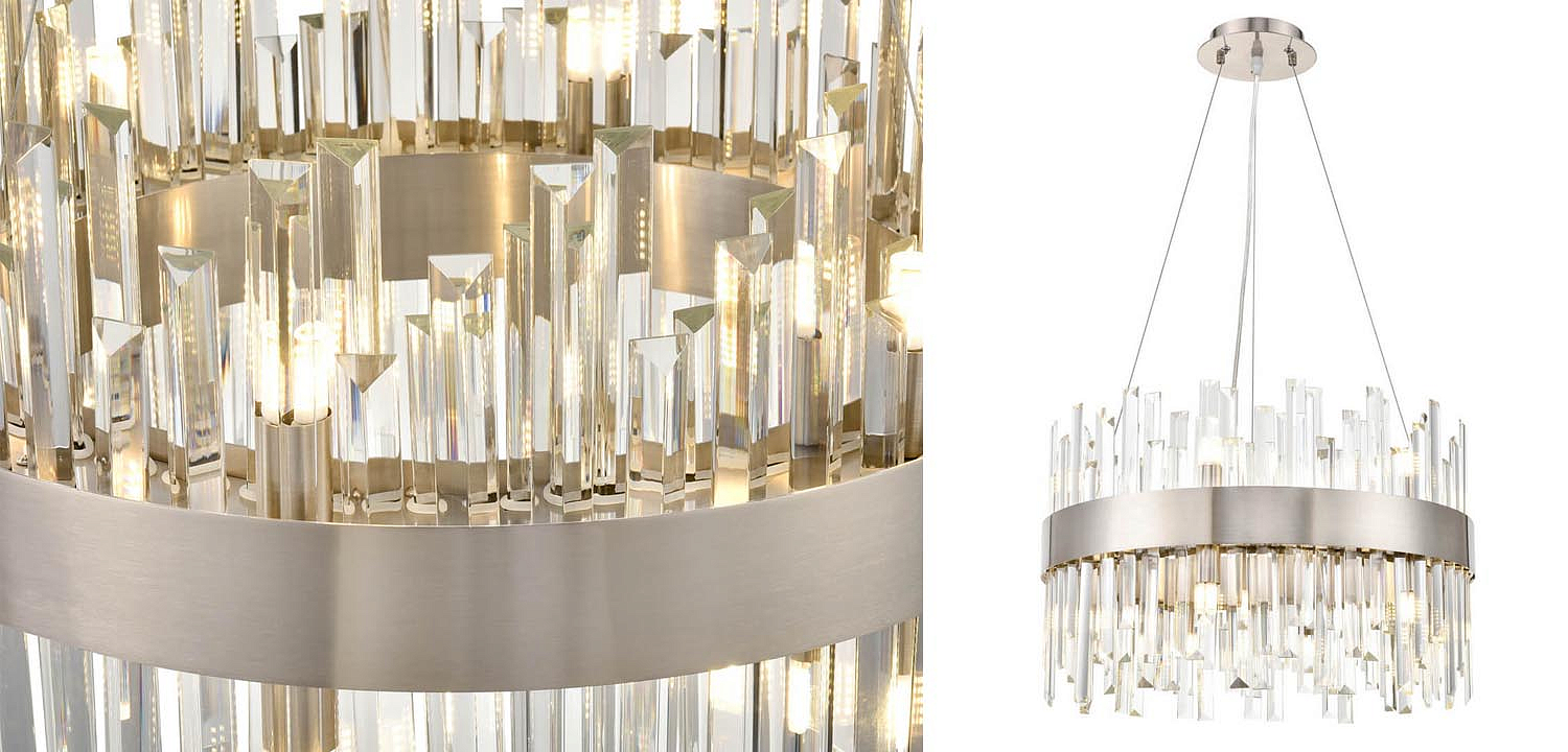 Люстра Cramer Chandelier 50 satin nickel Люстра Cramer Chandelier 50 satin nickel - Loft-Concept во Владивостоке