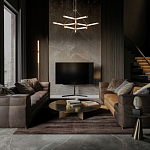 Люстра с геометрической конструкцией из вытянутых цилиндрических плафонов Hex Scaffold  варинант исполнения - 13 | Loft Concept во Владивостоке