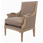 Кресло William Classical Armchair brown flax варинант исполнения - 3 | Loft Concept во Владивостоке