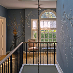 Обои ручная роспись Nara Original colourway on Summer Sky slub silk варинант исполнения - 2 | Loft Concept во Владивостоке