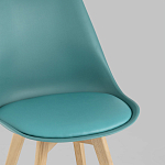 Стул с основой из пластика и мягким сиденьем Arvika Azure варинант исполнения - 7 | Loft Concept во Владивостоке