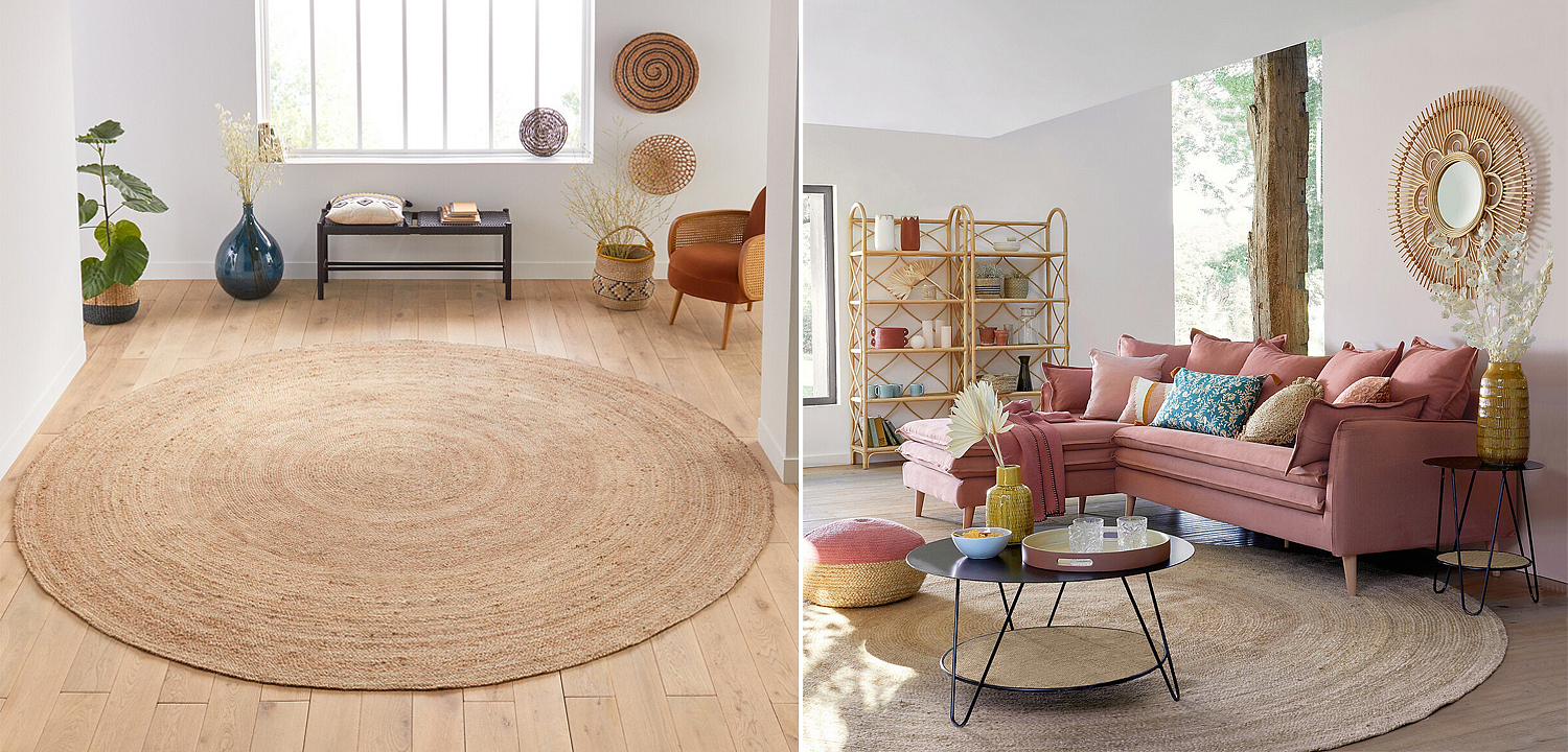 Ковер Round Carpet 100% джут Ковер Round Carpet 100% джут - Loft-Concept во Владивостоке