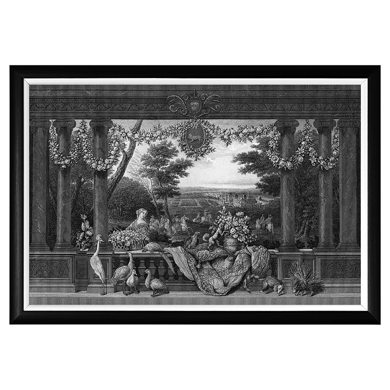 Постер Vincennes Poster Черный Белый Постер Vincennes Poster Черный Белый во Владивостоке | Loft Concept