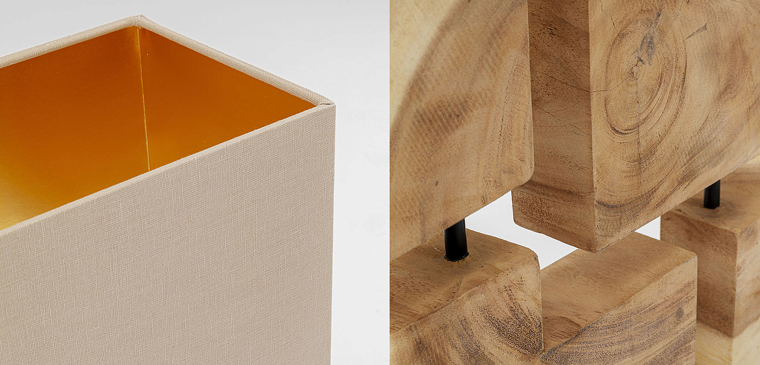 Настольная лампа Saw Cut Acacia - Loft-Concept во Владивостоке