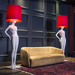 Лампа MANNEQUIN LAMP с абажуром созерцание силуэта варинант исполнения - 2 | Loft Concept во Владивостоке