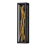 Бра в прямоугольной черной рамке с декором в виде ветвей в золотой отделке Hinkley варинант исполнения - 1 | Loft Concept во Владивостоке