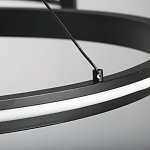 Люстра подвесная светодиодная в виде волнообразной ленты Ribbon Vortex варинант исполнения - 9 | Loft Concept во Владивостоке