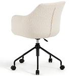 Вращающееся кресло с обивкой букле Boucle Office Chair варинант исполнения - 3 | Loft Concept во Владивостоке