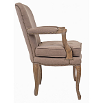Кресло Aubrey Classical Armchair brown flax варинант исполнения - 1 | Loft Concept во Владивостоке