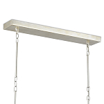 Люстра серебряная из пересекающихся прямоугольных элементов Intersecting Rectangles варинант исполнения - 3 | Loft Concept во Владивостоке